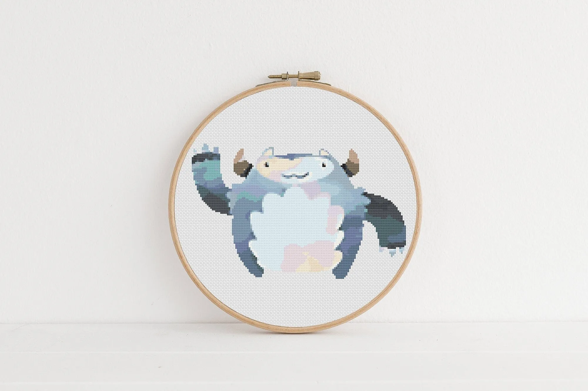 Yeti Cross Stitch Pattern #1699