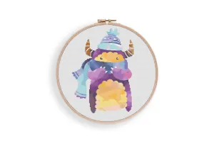 Yeti Cross Stitch Pattern #1950